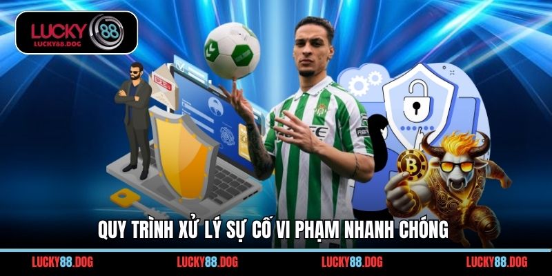 Quy trình xử lý sự cố vi phạm nhanh chóng